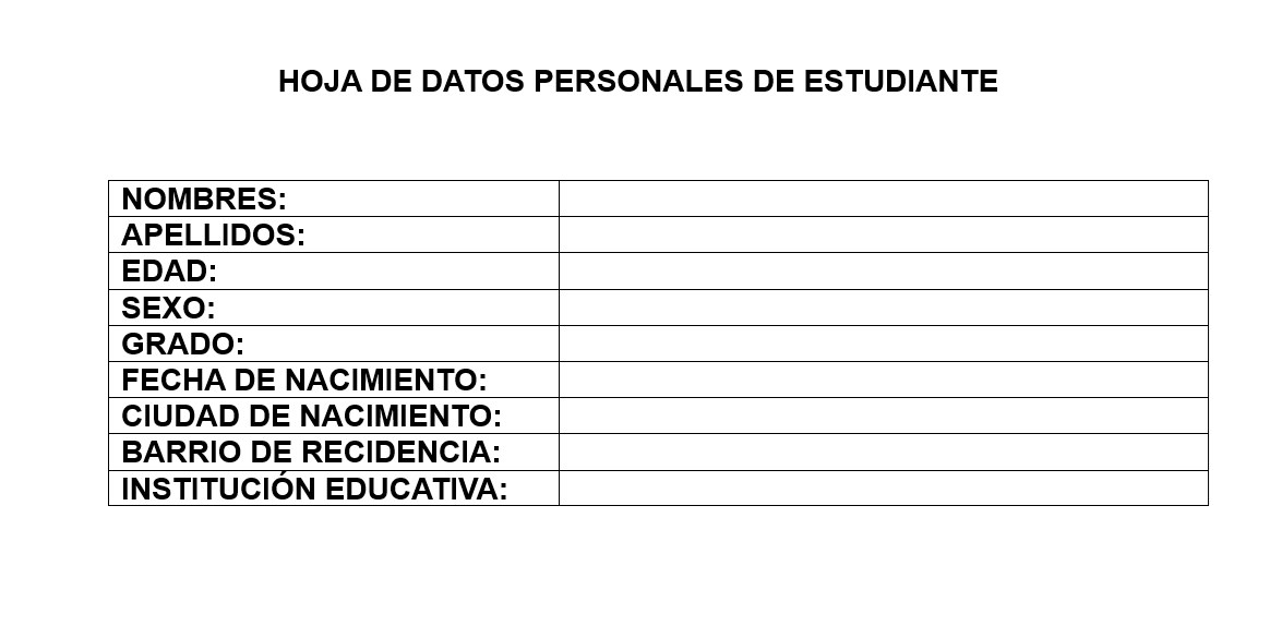 1 formato de word